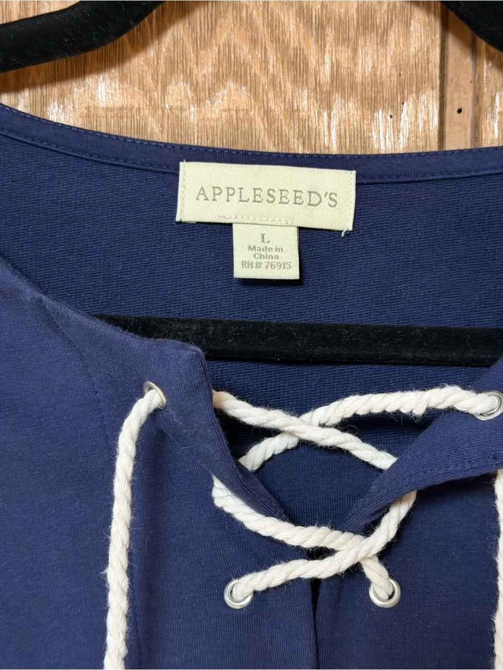 Appleseed's Navy Rope-Front Tunic - Picture 4 of 5